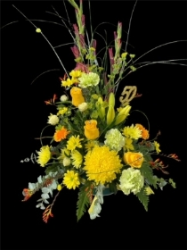 Golden Wedding Arrangement